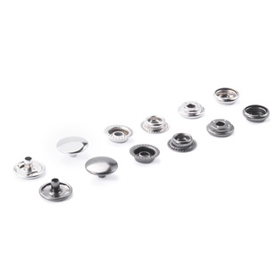 Factory supply wholesale single/double-sided snap button metal concealed button jacket clothing accessories complete specifications