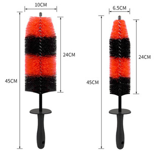 Car wash wheel hub cleaning imitation wool stick deep cleaning brush car beauty tools do not hurt car paint soft hair detail brush