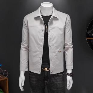 High-end Explosions 2025 New Spring and Autumn Men's Business Casual Short Slim-fit Jacket Coat High-end Sense Jacket for Men