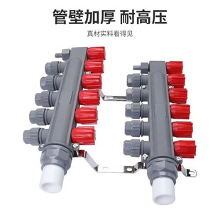 Plastic ppr large flow floor heating water separator full plastic geothermal water separator floor heating collection water separator thickened use