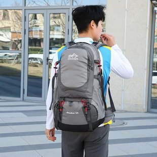 Cross-border Outdoor Mountaineering Bag Multifunctional Large Capacity Backpack Nylon Water-repellent Lightweight Hiking Backpack Wholesale