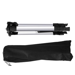 Level support rod aluminum alloy bracket adjustable lifting tripod 1.2M/4 m telescopic rod laser pan/tilt