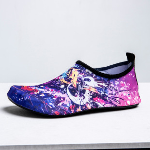 Beach Shoes, Summer Men's and Women's Diving Shoes, Snorkeling Socks, Kidsren's Wading Swimming Non-Slip Soft Bottom Quick-Drying River Tracing Shoes and Socks