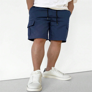 European code cross-border foreign trade European and American men's summer sports leisure plus size overalls shorts men's shorts men's