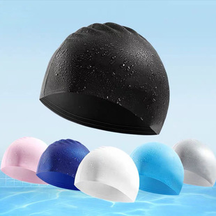 Silicone swimming cap adult men and women solid color swimming cap manufacturers wholesale waterproof swimming dry hair swimming cap