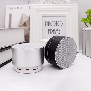 A10 металлический мини беспроводной Bluetooth-Динамик Открытый Портативный карта стерео бас маленькая стальная пушка подарок логотип
