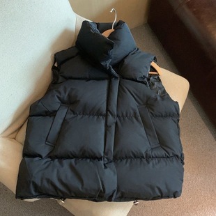 Autumn and Winter Children's Down Cotton Vest Baby Thickened fleece-lined Casual Outer Wear Vest Trendy Vest for Boys and Girls