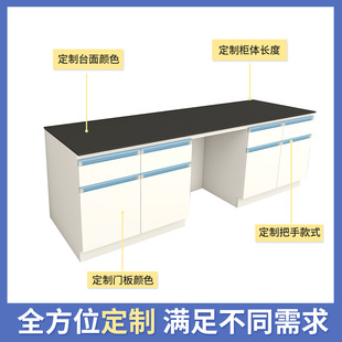 Laboratory Workbench Test Table pp Central Side Table Operation Table Water Tank Table All Steel Steel Wood Test Table