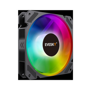Cross-border hot ARGB color changing lamp chassis fan 12cm desktop DIY luminous chassis radiator fan
