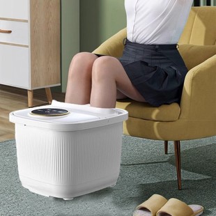 Oaks High and Deep Barrel Foot Bath Barrel Constant Temperature Electric Heating Household Massage Foot Bath Tub Massage Barrel Foot Bath Barrel