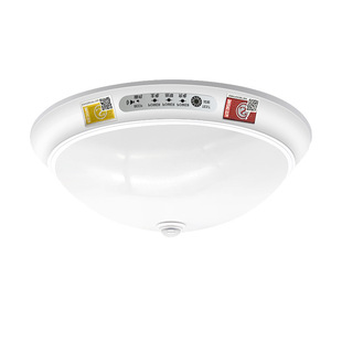 Led fire emergency lighting ceiling type voice control human body induction light home shopping mall corridor power outage emergency light