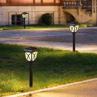 Solar Square Light Solar Square Grid Lawn Light Outdoor Waterproof LED Garden Light Solar Small Square Light