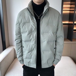 Cross-border foreign trade 2023 new winter down jacket men's stand collar top Korean fashion youth autumn and winter warm