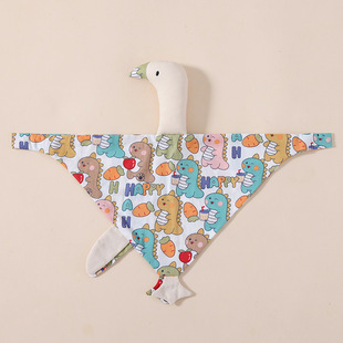 Amuse Towel Baby Entrance Bite Doll Sleep Baby Sleeping Cotton Doll Little Swan Hand Doll Toy