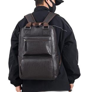 New Trendy Computer Bag High-end Men's Trendy Large Capacity Backpack Travel Schoolbag Fashion Business Casual Student
