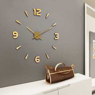Creative Design DIY Digital Clock Modern Simple Living Room Wall Clock Wall Sticker Wall Clock Nordic Wall Clock Sticker Wall Clock