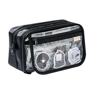 Transparent Pencil Bag Special for Examination Large Capacity Stationery Bag Simple Ins Style Japanese Style High Value Stationery Case Pencil Bag