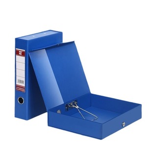 File box with clip PVC thickened cardboard file box a4 data box magnet buckle clip leather folder wholesale