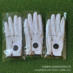 golf gloves left hand lambskin single non-slip breathable golf tour gloves factory