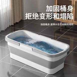 Foldable mop bucket water-free gel wash cotton drain bucket portable large capacity telescopic plastic bucket manufacturers wholesale