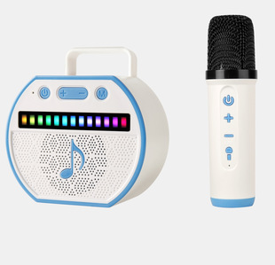 Note Bluetooth Speaker Microphone Audio Integrated A71 Colorful Light Outdoor Home Desktop Portable K-song Subwoofer