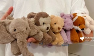 ----- JC Big Collection Plush Toy Cute Fun Cute Animal Shape Plush Doll Gift Gift Mother and Child