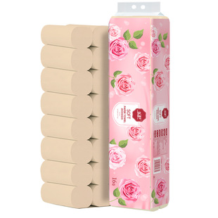 Johor toilet paper roll paper affordable 16 rolls household restaurant hotel coreless 1.8kg paper towel thick wholesale