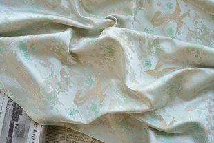 Национальная Мода Дракон и Феникс парча Китайская одежда жилет Cheongsam окрашенная пряжа ткань древний стиль костюм Тан жаккард Новогодняя одежда детская одежда ткань