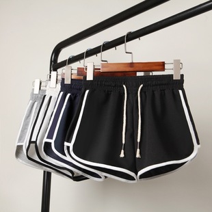 New Sports Style Three-point Shorts Yoga Slimming Loose Pocket plus size Shorts Women's Hot Pants Pajama Pants Cross-border Direct Supply