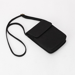 Yuanbenliang factory mobile phone bag Mini small bag Korean ins Japanese canvas bag Artistic Women's net red crossbody coin purse