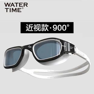 [2069 выкупов] Watertime плавательные очки водонепроницаемый туман HD большая рамка для мужчин и женщин близорукость профессиональное плавание