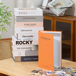Modern Simple Fake Book Magnetic Storage Openable Storage Box Hotel Living Room Ornaments Stamp Book Decoration Simulation Book