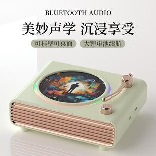 Bluetooth динамик ретро динамик рабочий стол маленький динамик дома открытый кемпинг световой свет звуковой подарок динамик подарок динамик