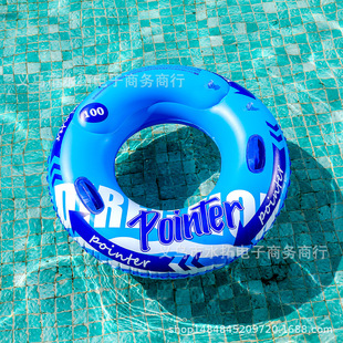 Thickened Double Airbag Swim Ring with Handle for Adults Extra Large Swim Ring for Men and Women Inflatable Double Layer Swim Ring for Adults Underarm