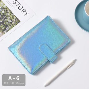 Cross-border Amazon Colorful Point A6 Laser Macaron Hand Book A5 Notebook Notebook Cash Budget Book
