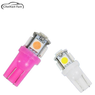 Автомобильный светодиодный автомобильный фонарь T10 5050 5SMD индикатор ширины свет для чтения свет номерного знака W5W Мотоциклетная рулевая лампа