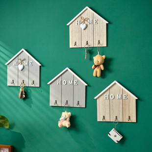 Creative Home Coat Hook Wall Hanging Non-Punch Door Rear Wall Creative Home Bedroom Wall Decoration Hook