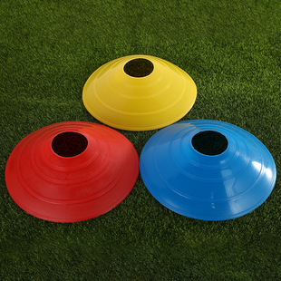 Production and wholesale football training logo plate logo plate logo cone obstacle football training equipment