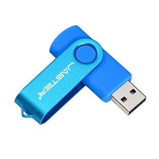 Пластиковый цветной USB-флеш-накопитель лазерная гравировка DIY U диск творческий памятный подарок серебряный зажим вращающийся 64 г водонепроницаемый U диск