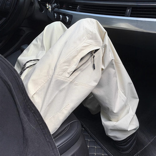 American Style Quick-drying Tooling Pants Men's Summer Mesh Breathable Casual Pants Mountain Style Outdoor Hiking Climber Pants