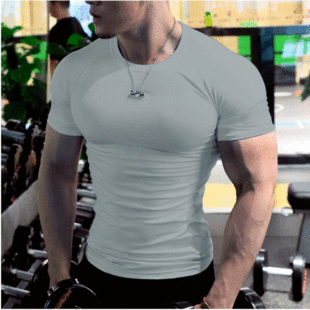 Teenagers New New Light board short sleeve trend fashion Men's T-shirt a generation of hair can be printed