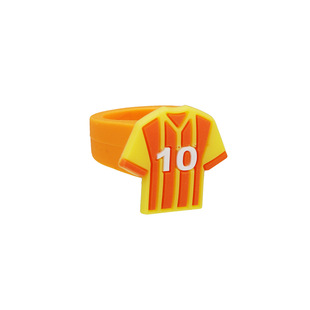 World Cup Football Ring sport PVC soft rubber Jersey trophy children ring PVC soft rubber toy small gift