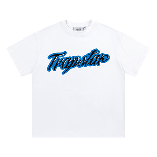 Cross-border wholesale trapstar towel embroidery gradient letters zipper coat hooded sweater trousers couple suit