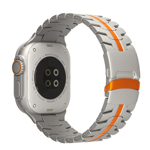 Suitable for Apple Watch strap applewatch Apple watch strap insurance buckle Iron Man titanium belt factory wholesale
