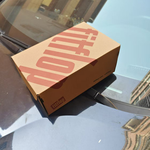 20 pl fitflop Shoe Box Paper Box Kraft Paper Corrugated Sandals and Slippers Feshifu Shoe Box in stock