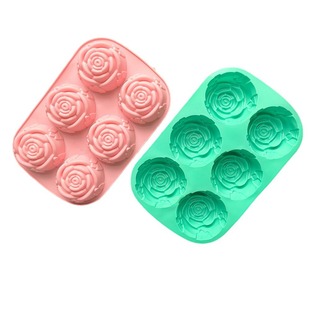6 Consecutive Rose 340 Mousse Cake Mold French Dessert DIY Flower Baking Chocolate Ice Cube Soap Mold