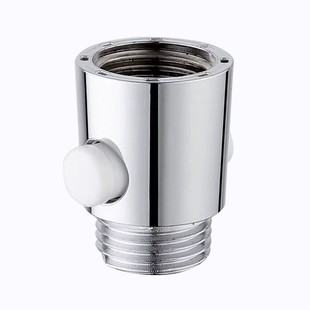 Shower Handheld Nozzle Quick Switch Inner and Outer Wire Spray Gun Hose Straight Valve with One Button Water Stop Adjustment