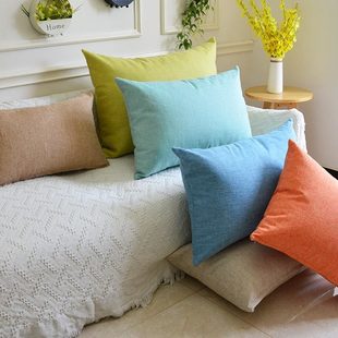 Waist Pillow Sofa Long Pillow Cushion Living Room Rectangular Pillow Office Seat Waist Back Cushion Nap Pillow