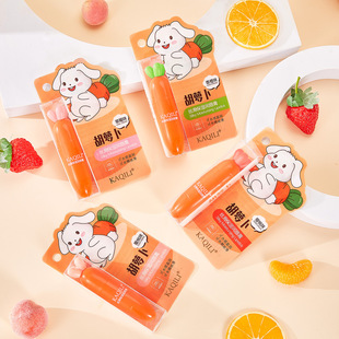 2022 winter new lightweight moisturizing lip balm cartoon moisturizing fruit flavor lip balm fade lip lines