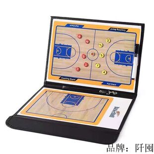 Basketball Tactical Board Magnetic Chess Piece Erasable Folding Basketball Tactical Warrior Board Game Standard Tactical Board